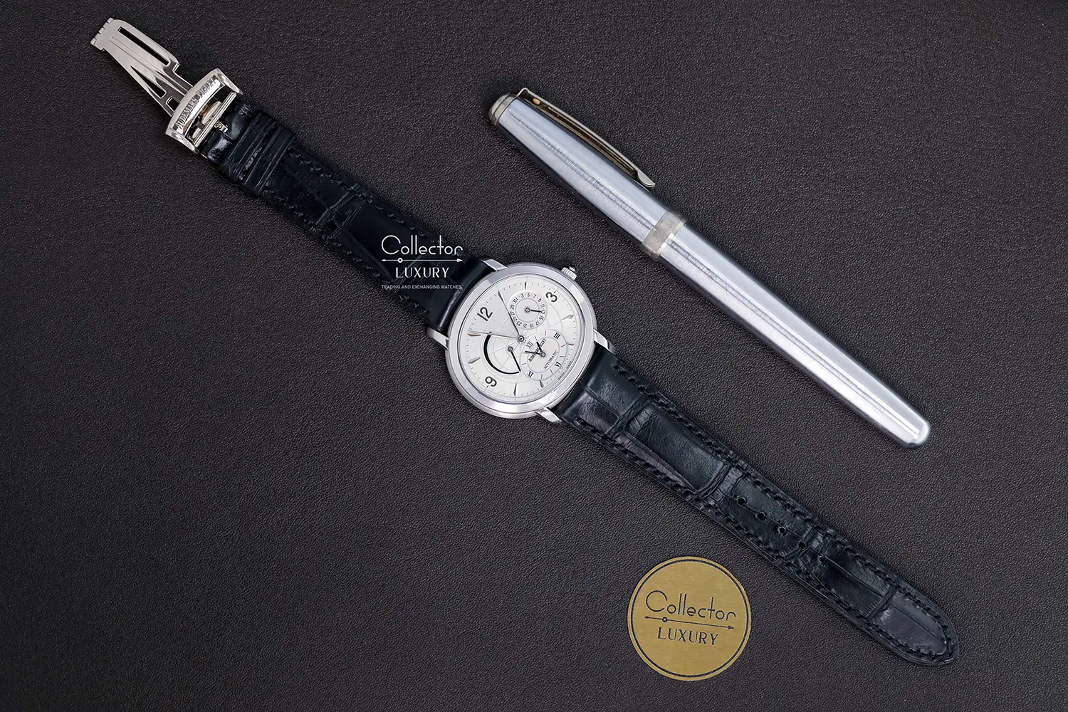 Audemars Piguet Millenary Dual Time & Power Reserve - 25778BC.OO.0001CR.01 - White Gold 18K - - Ảnh 4