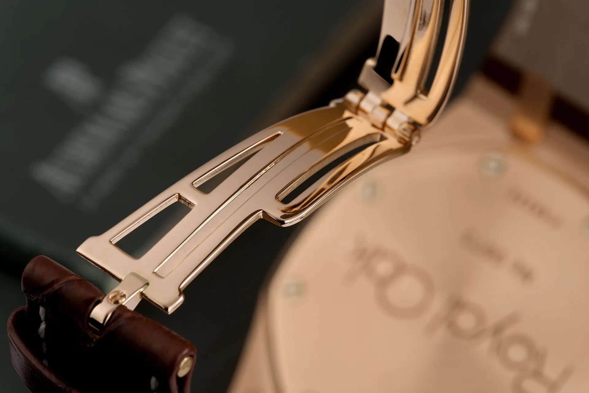 Audemars Piguet Royal Oak 26022OR.OO.D098CR.01 Chronograph - Silver Dial - Rose Gold 18K - Leather Strap - 39mm - Ảnh 8