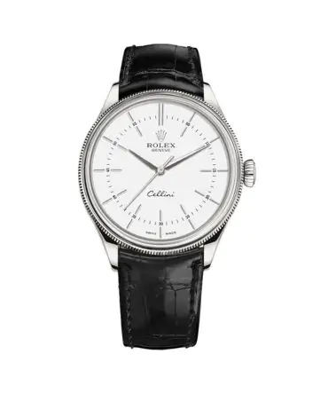 Rolex Cellini Time 50509-0017 - White Dial - White Gold 18k - 39mm