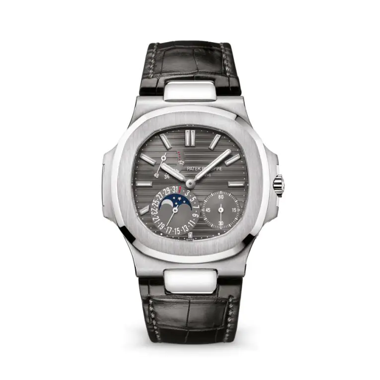 PATEK PHILIPPE NAUTILUS 5712G-001 WHITE GOLD GREY DIAL -