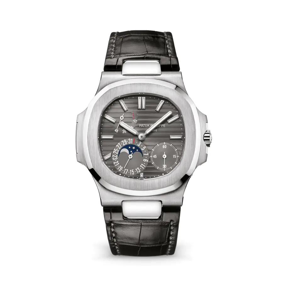 PATEK PHILIPPE NAUTILUS 5712G-001 WHITE GOLD GREY DIAL -