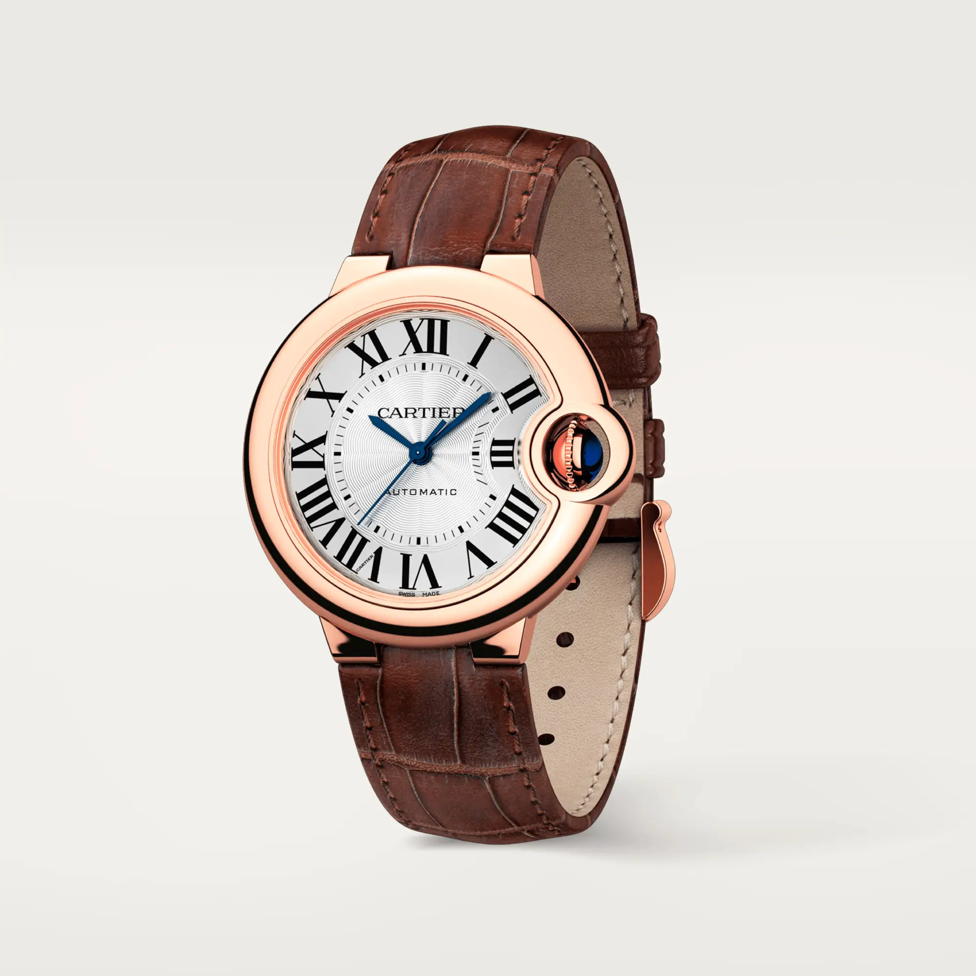 Cartier Ballon Bleu de Cartier - W6920097 - White dial - Rose gold 18k - 33mm - Ảnh 2