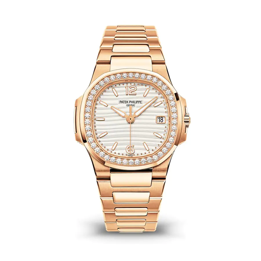PATEK PHILIPPE NAUTILUS 7010/1R-011 - White Dial - 32mm - Rose Gold 18k