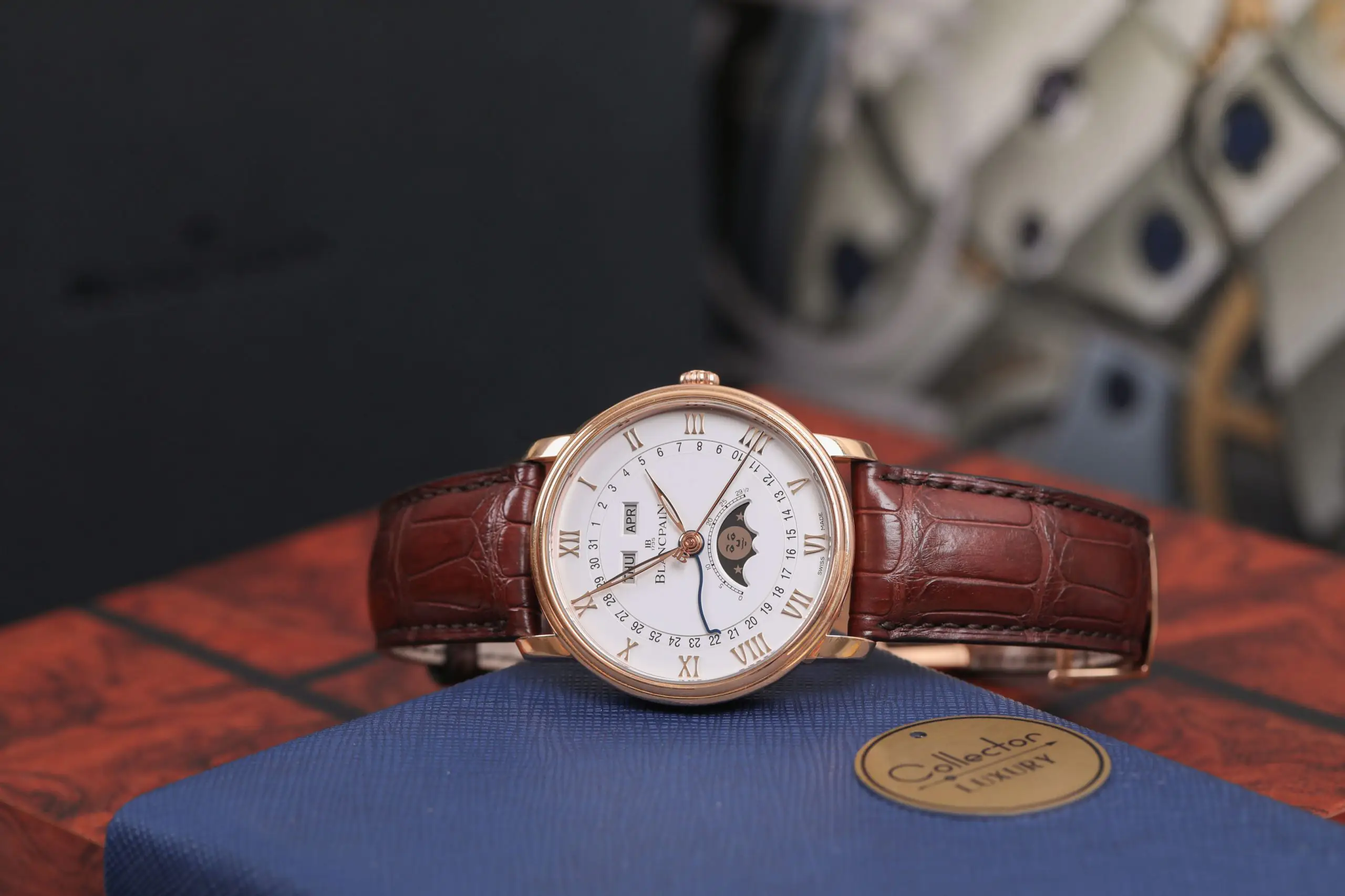 Blancpain Villeret Quantième Complet 6654.3642.55 - White dial - Rose Gold 18k - 40mm - Ảnh 3