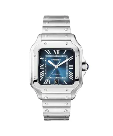 Cartier SANTOS DE CARTIER WSSA0030 - Blue dial - Large model