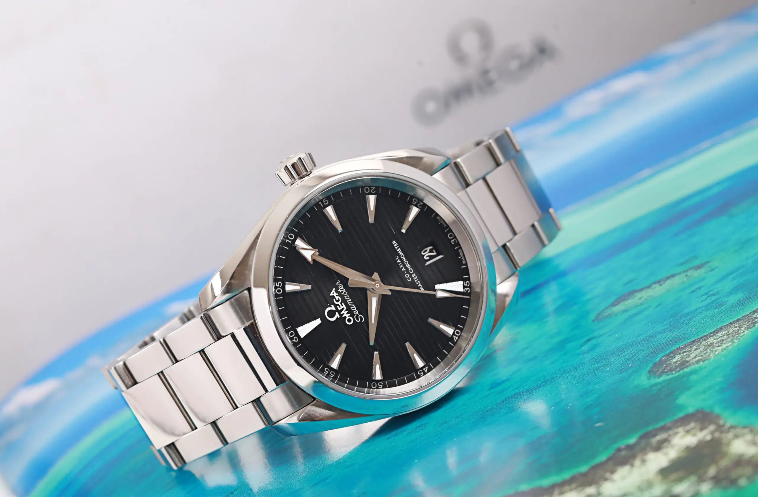 OMEGA SEAMASTER AQUATERRA 150M 8900 –220.10.41.21.01.001 - BLUE DIAL - 41MM - STAINLESS STEEL - Ảnh 5