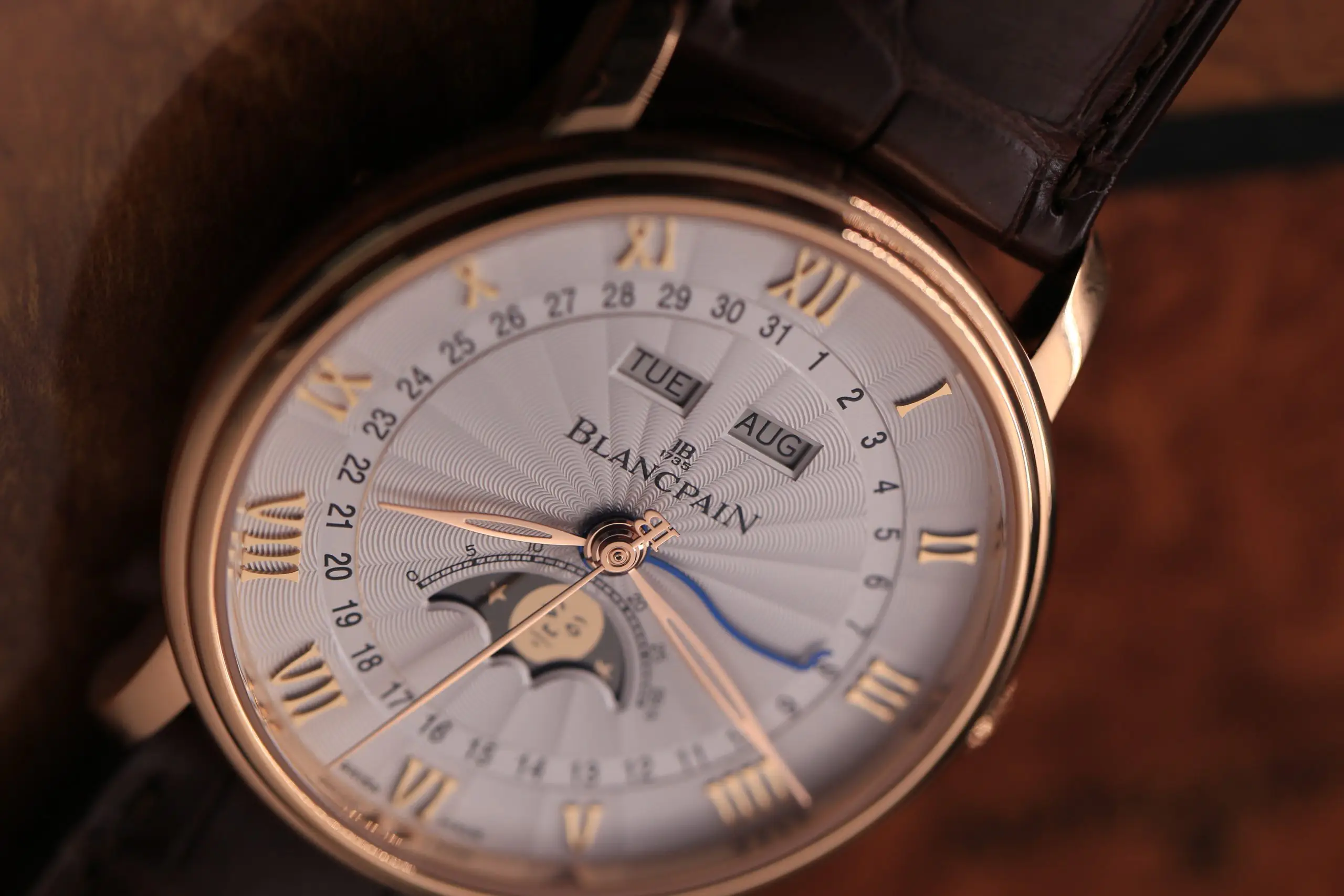 Blancpain Quantième Complet Demi Savonnette 6664.3642.55B - White dial - Rose gold 18k - 40mm - Ảnh 5