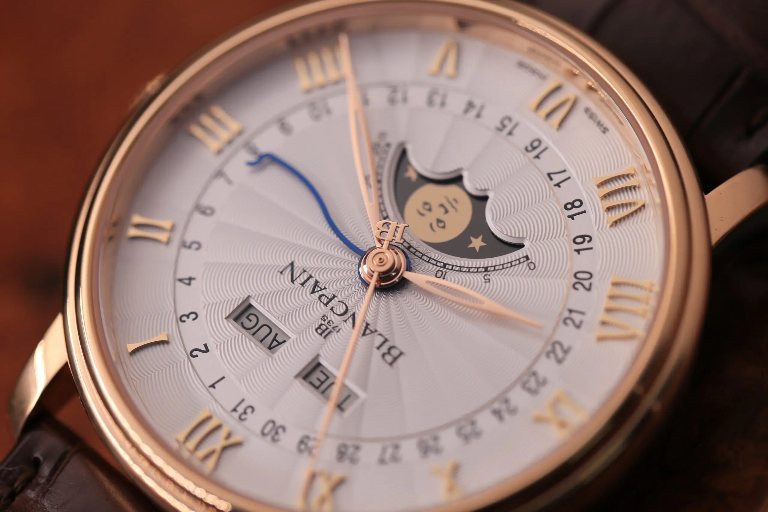 Blancpain Quantième Complet Demi Savonnette 6664.3642.55B - White dial - Rose gold 18k - 40mm - Ảnh 3