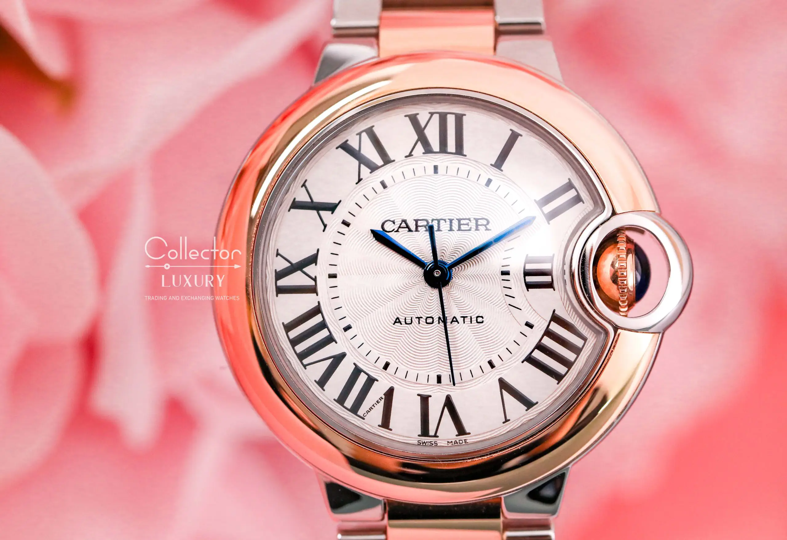 Cartier Ballon Bleu de Cartier - W2BB0032 - Demi Rose Gold 18k - 33mm - Ảnh 2