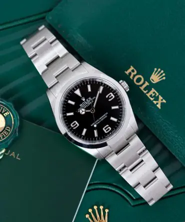 Alternative view of Rolex Explorer 124270-0001 - Black Dial - Oyster Steel - 36mm