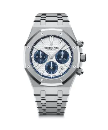 Audemars Piguet Royal Oak Chronograph 26315ST.OO.1256ST.01 - 41mm - Silver strap; Blue Dial