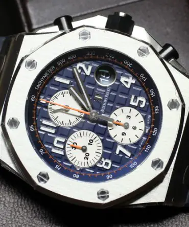 Alternative view of AUDEMARS PIGUET ROYAL OAK OFFSHORE CHRONOGRAPH 26470ST.OO.A027CA.01 - BLUE - 42mm