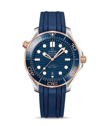OMEGA SEAMASTER DIVER 300M 8800 – 210.22.42.20.03.002 - BLUE DIAL - 42MM - STAINLESS STEEL - Sedna™ Gold