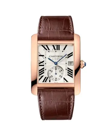 Cartier Tank mc W5330001 - Silver dial - rose gold 18k - LARGE MODEL