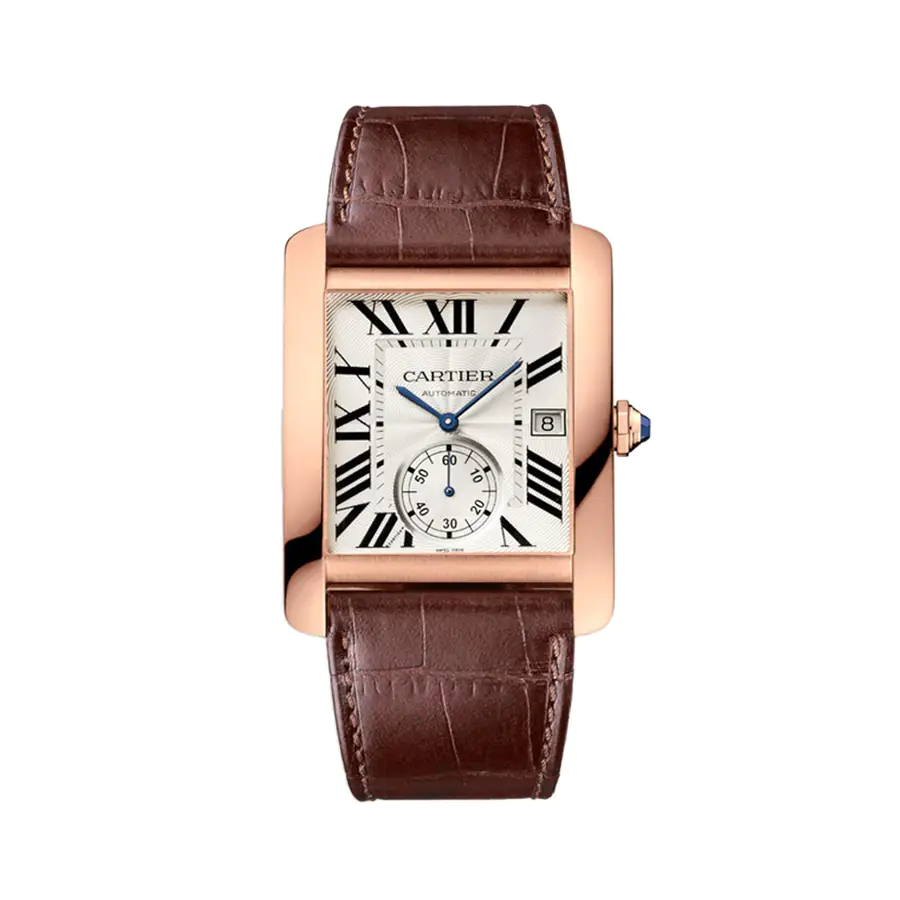 Cartier Tank mc W5330001 - Silver dial - rose gold 18k - LARGE MODEL