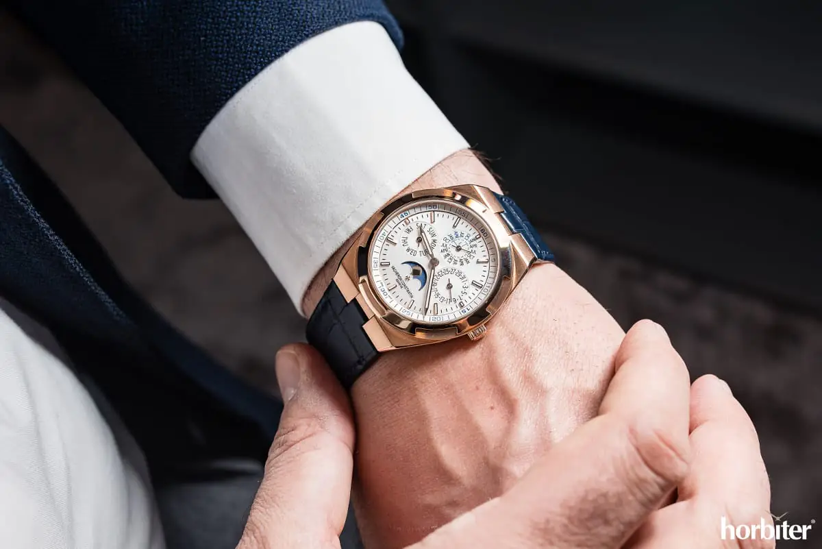 Vacheron Constantin OVERSEAS SELF-WINDING 4500V/000R-B127 - 41 MM - PINK GOLD - White Dial - Ảnh 7