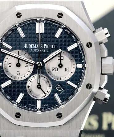 Alternative view of Audemars Piguet Royal Oak Chronograph 26331ST.OO.1220ST.01 - 41mm - Blue dial