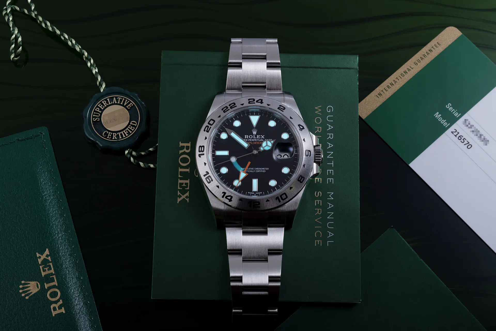 Rolex Explorer II 226570-0002 - Black Dial - Oystersteel - 42mm - Ảnh 4