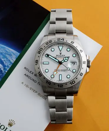 Alternative view of Rolex Explorer II 226570-0001 - White Dial - Oystersteel - 42mm