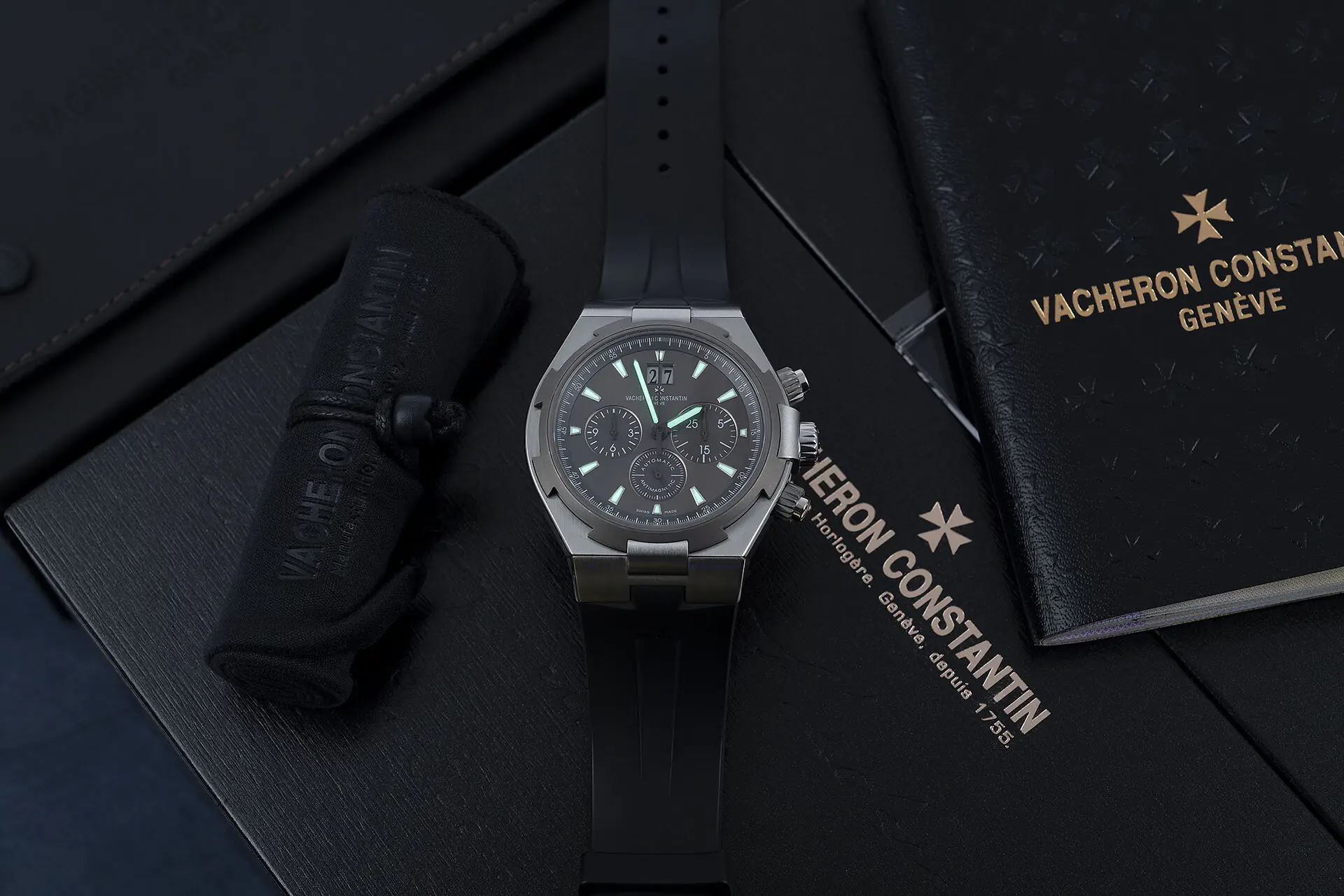 Vacheron Constantin Overseas Chronoghraph 49150/000W-9501 - 42mm - Steel - Grey Dial - Ảnh 2