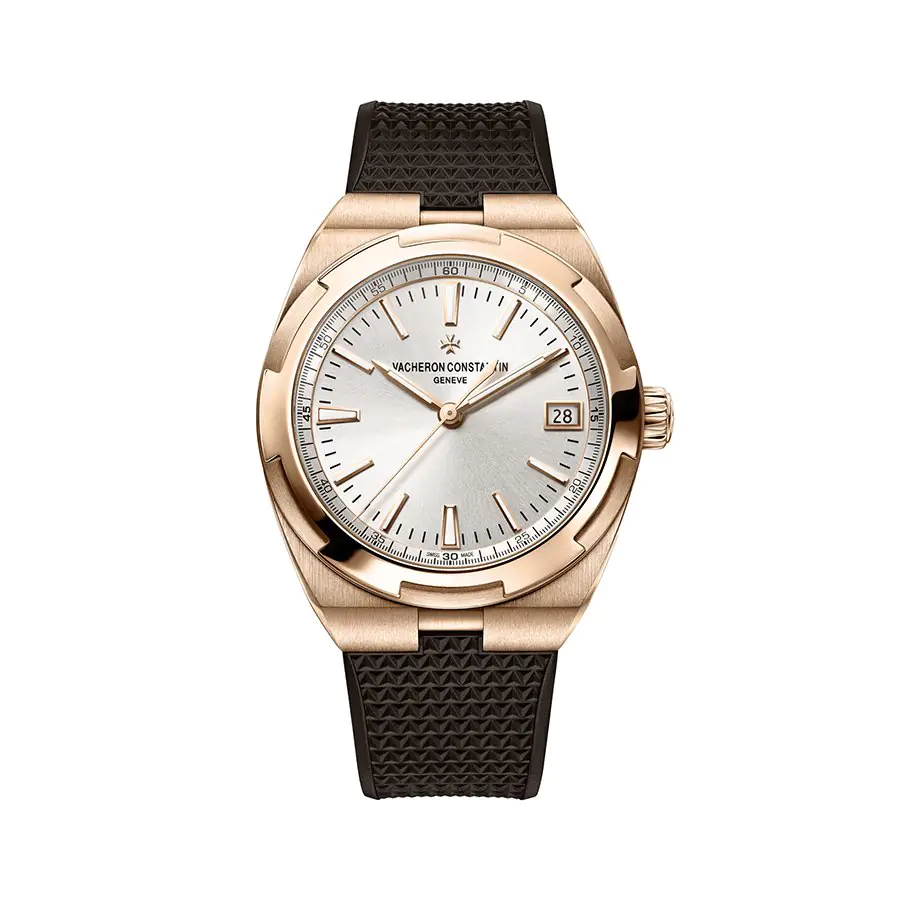 Vacheron Constantin OVERSEAS SELF-WINDING 4500V/000R-B127 - 41 MM - PINK GOLD - White Dial