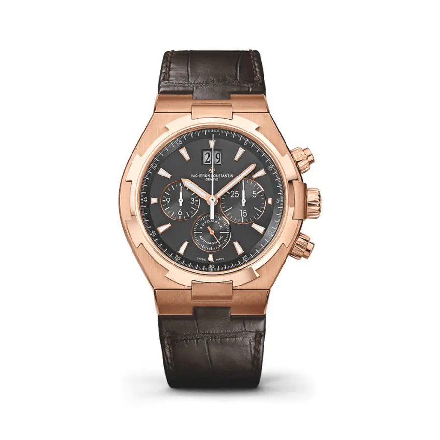 Vacheron Constantin Overseas Chronograph 49150/000R-9338 - 42mm - Rose Gold - Grey Dial