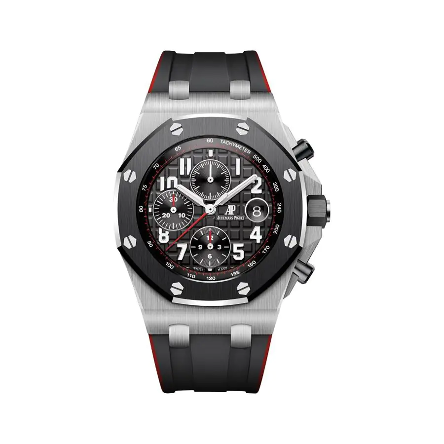 AUDEMARS PIGUET ROYAL OAK OFFSHORE CHRONOGRAPH 26470SO.OO.A002CA.01 RED AND BLACK - 42MM