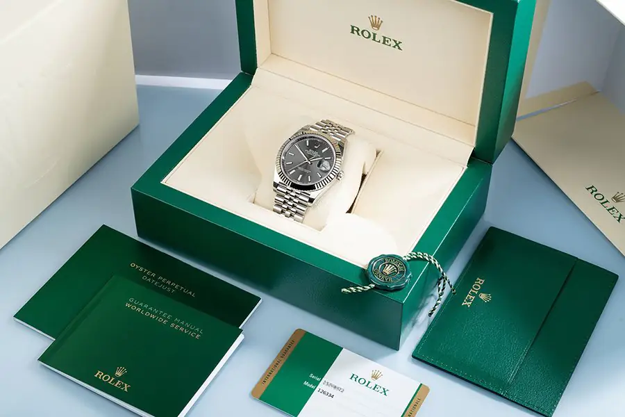 Rolex Datejust 126334-0014 - rhodium Dial - 41mm - Jubilee demi white gold 18k - Ảnh 2