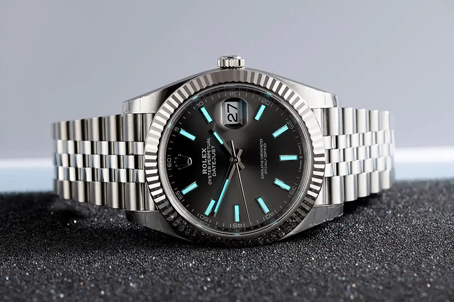 Rolex Datejust 126334-0014 - rhodium Dial - 41mm - Jubilee demi white gold 18k - Ảnh 3