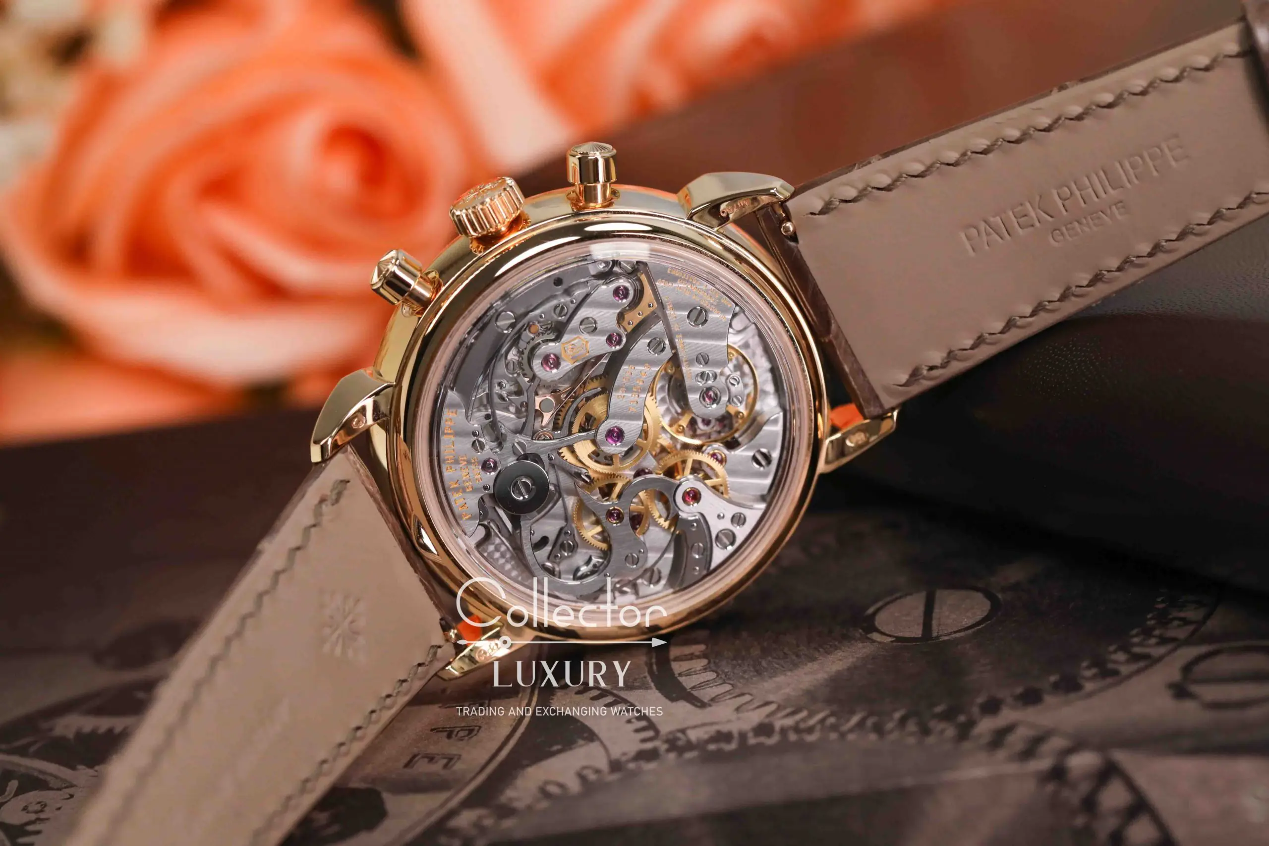 Patek Philippe Complications 7150/250R-001 Chronograph - White dial with diamonds - 38mm - Rose Gold 18k - Ảnh 4