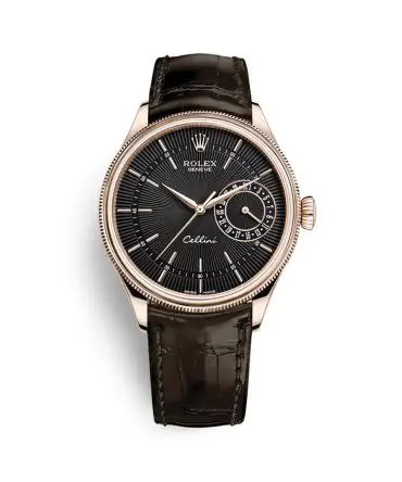 Rolex Cellini Date 50515-0010 - black dial - everose gold 18k - 39mm