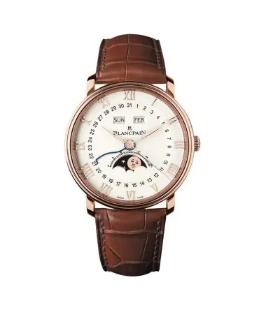 Blancpain Villeret Quantième Complet 6654.3642.55 - White dial - Rose Gold 18k - 40mm