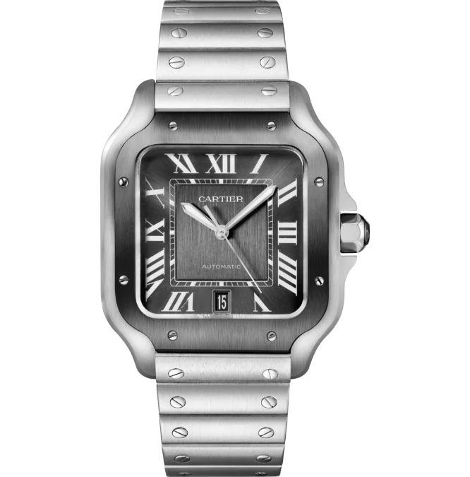 Cartier SANTOS DE CARTIER WSSA0037 - Black dial - Large model