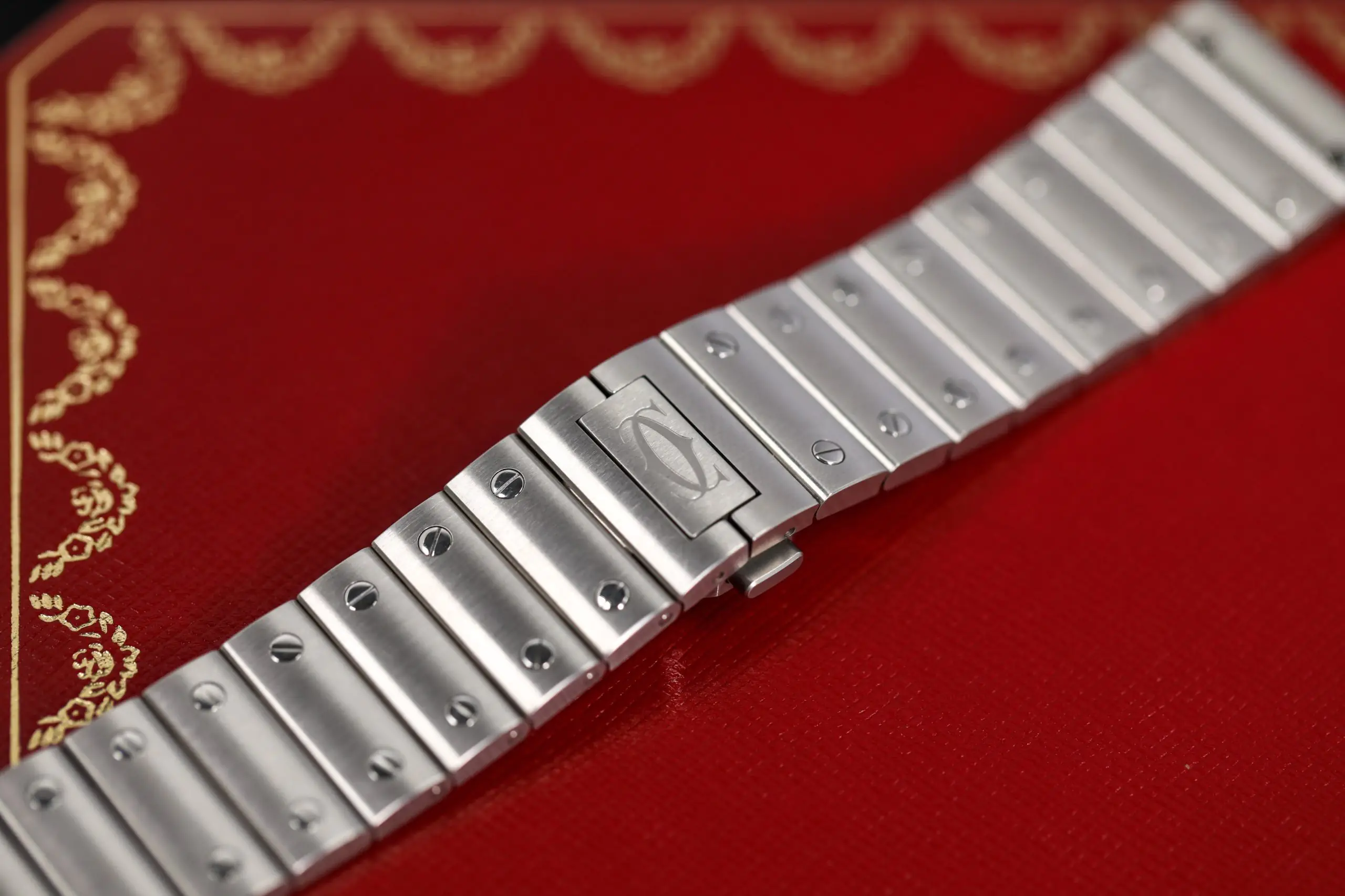 Cartier SANTOS DE CARTIER WSSA0037 - Black dial - Large model - Ảnh 6