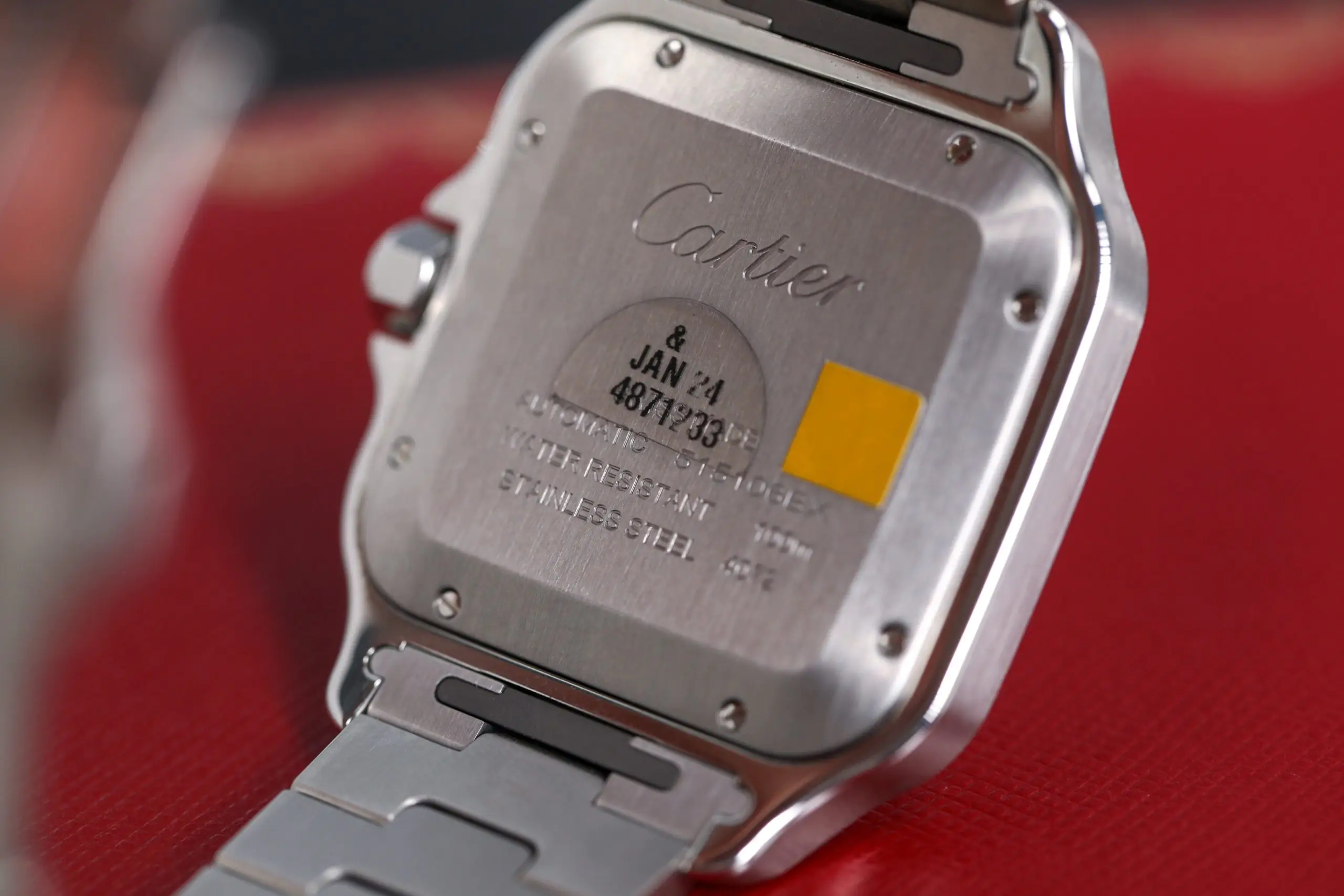 Cartier SANTOS DE CARTIER WSSA0037 - Black dial - Large model - Ảnh 8