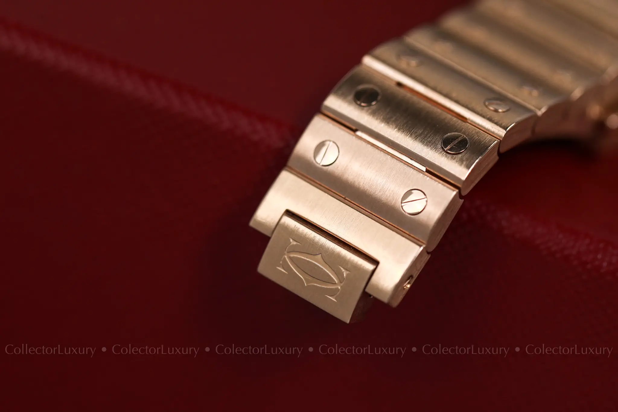 CARTIER SANTOS DE CARTIER - CRWGSA0031 - WHITE DIAL - ROSE GOLD 18K - 35MM - Ảnh 6
