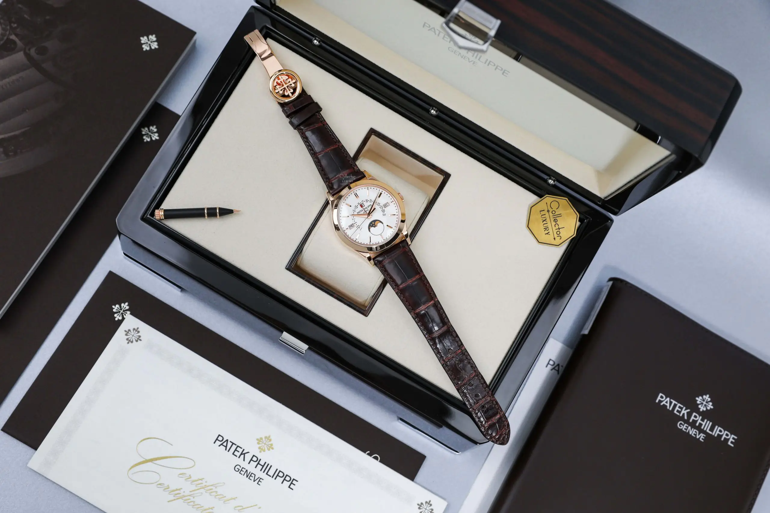 PATEK PHILIPPE GRAND COMPLICATIONS AUTOMATIC 5496R-001 - 39.5MM - ROSE GOLD 18K - Ảnh 2