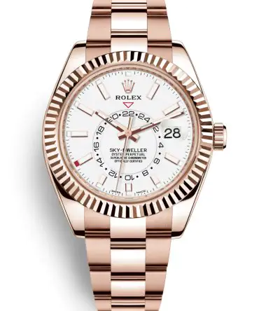 ROLEX SKY- DWELLER 326935-0005 - WHITE DIAL - EVEROSE GOLD 18K - 42MM