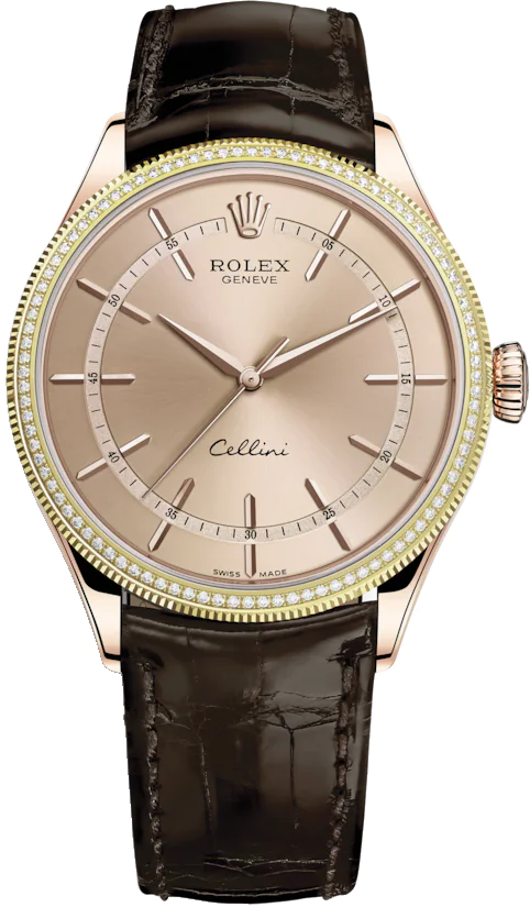 ROLEX CELLINI TIME 50605RBR - 0011 - SUNDUST - EVEROSE GOLD 18K - 39MM