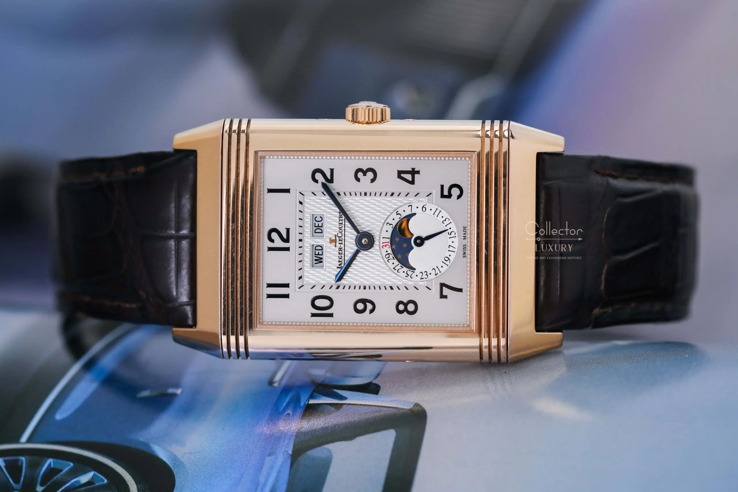 Jaeger-LeCoultre 3752520 Grande Reverso Calendar Pink Gold fullbox - Ảnh 2